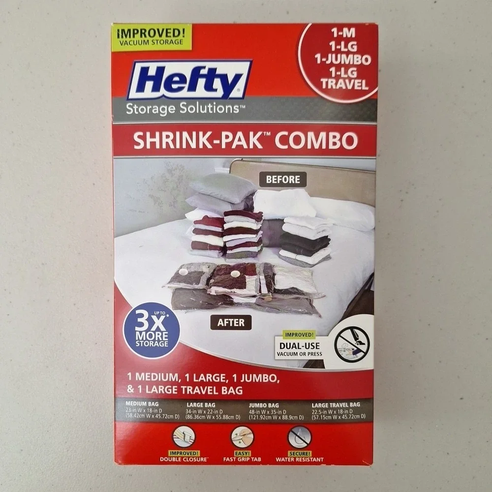 Hefty shrink pak