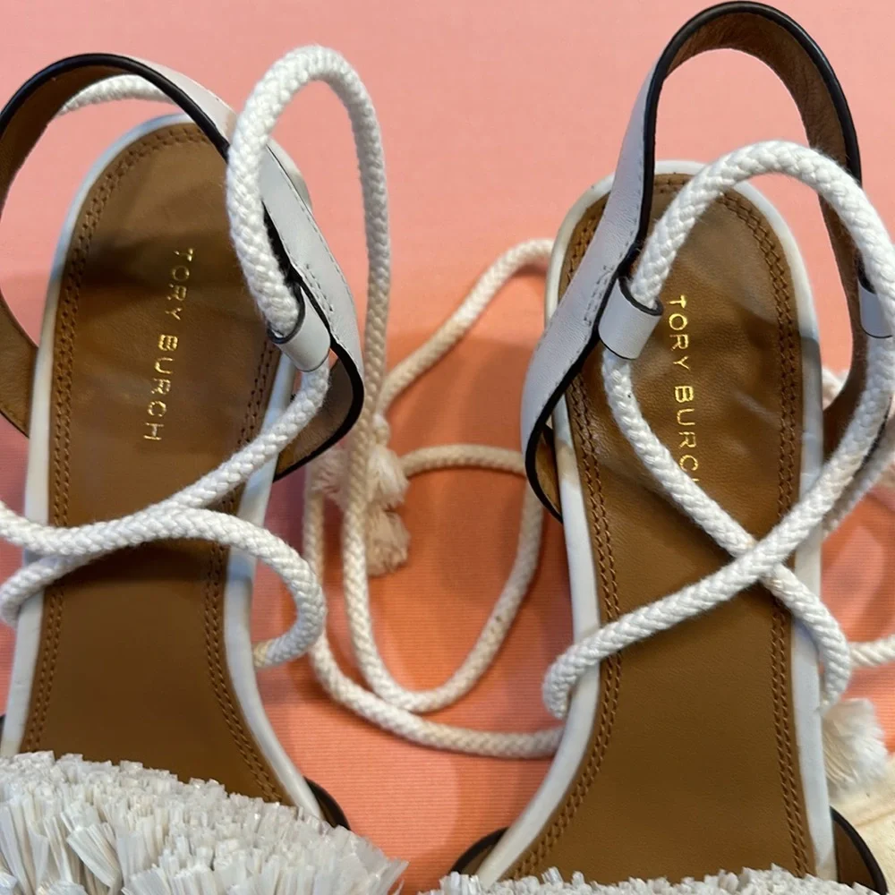 Tory Burch knot detail white