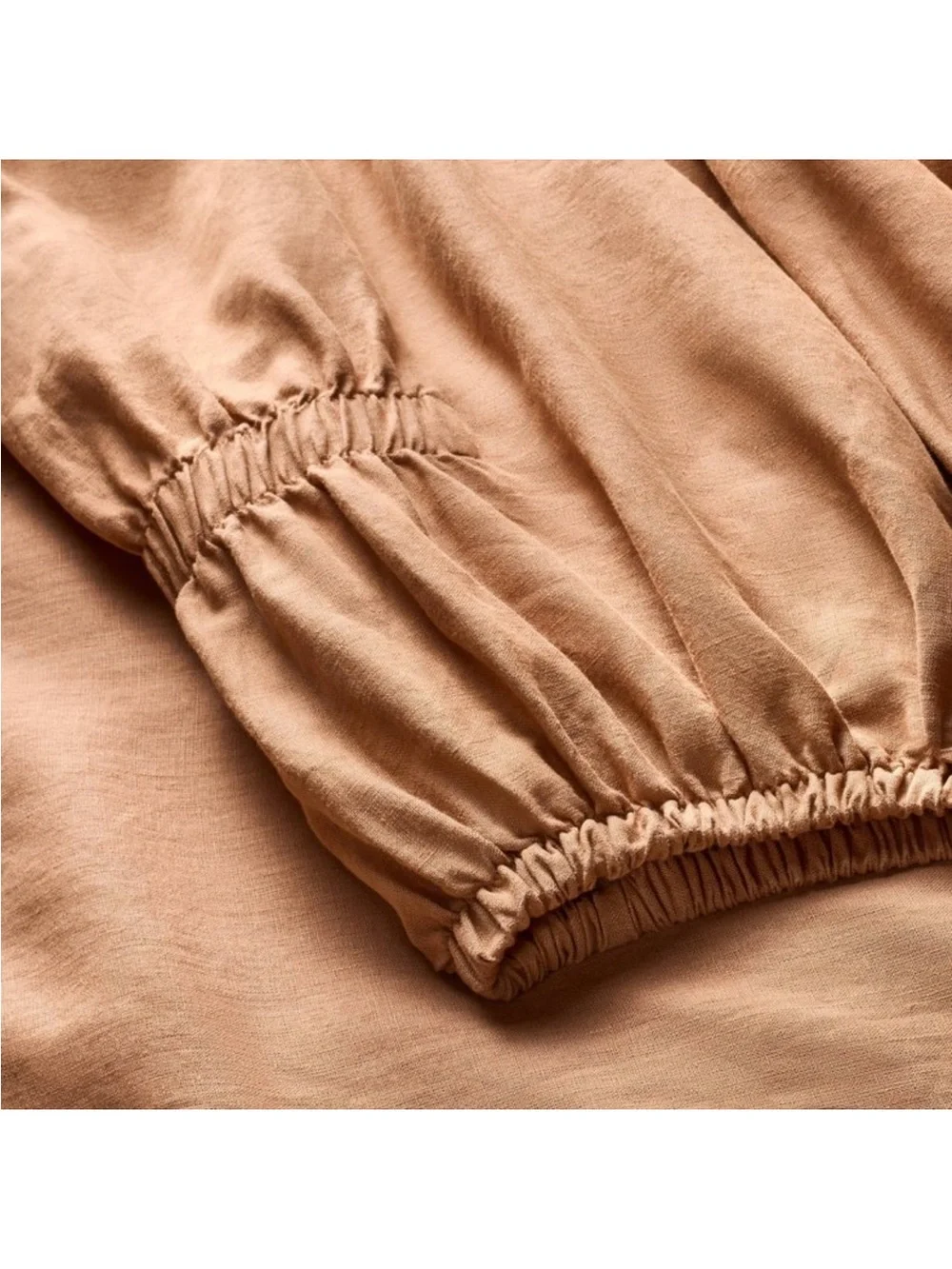 NWT King 100% Linen Sheet Set Adobe Clay - Casaluna