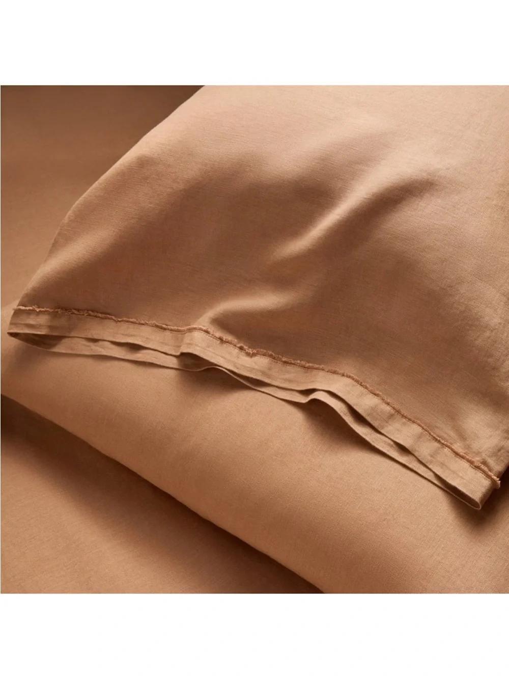 NWT King 100% Linen Sheet Set Adobe Clay - Casaluna