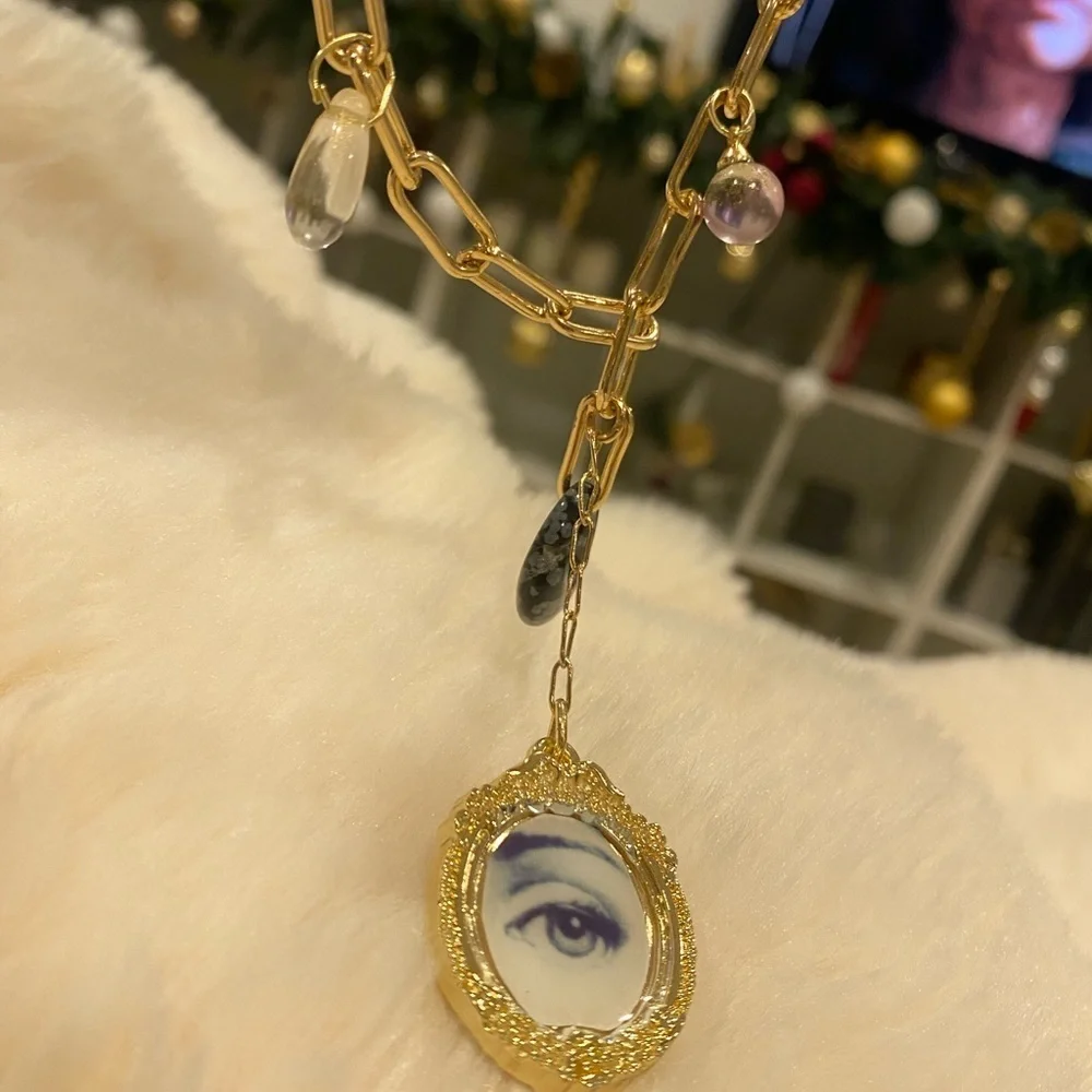 Fornasetti inspired statement face surreal