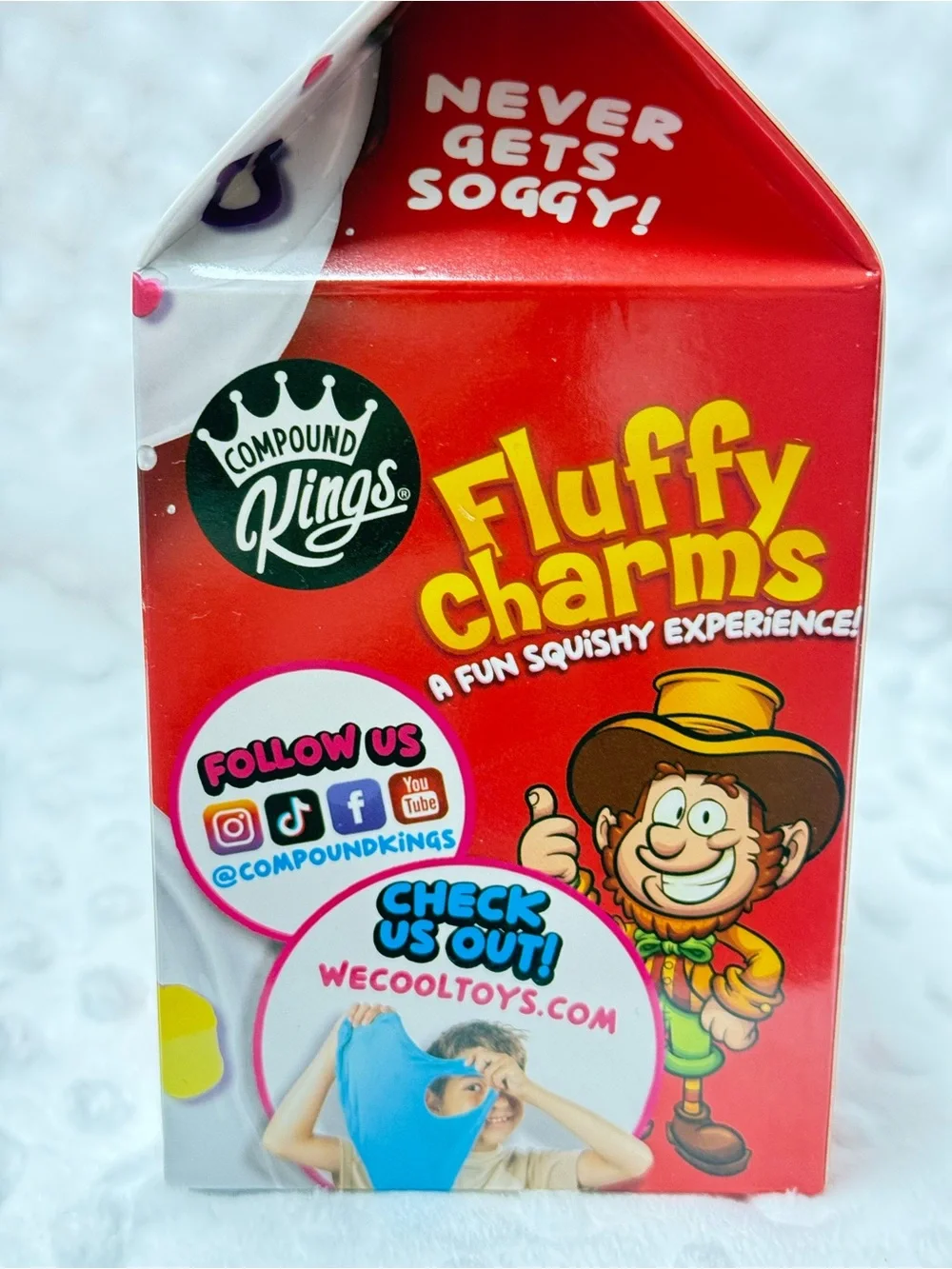 Compound Kings Fluffy Charms Marshmallow Scented Squishy Slime with mix ins