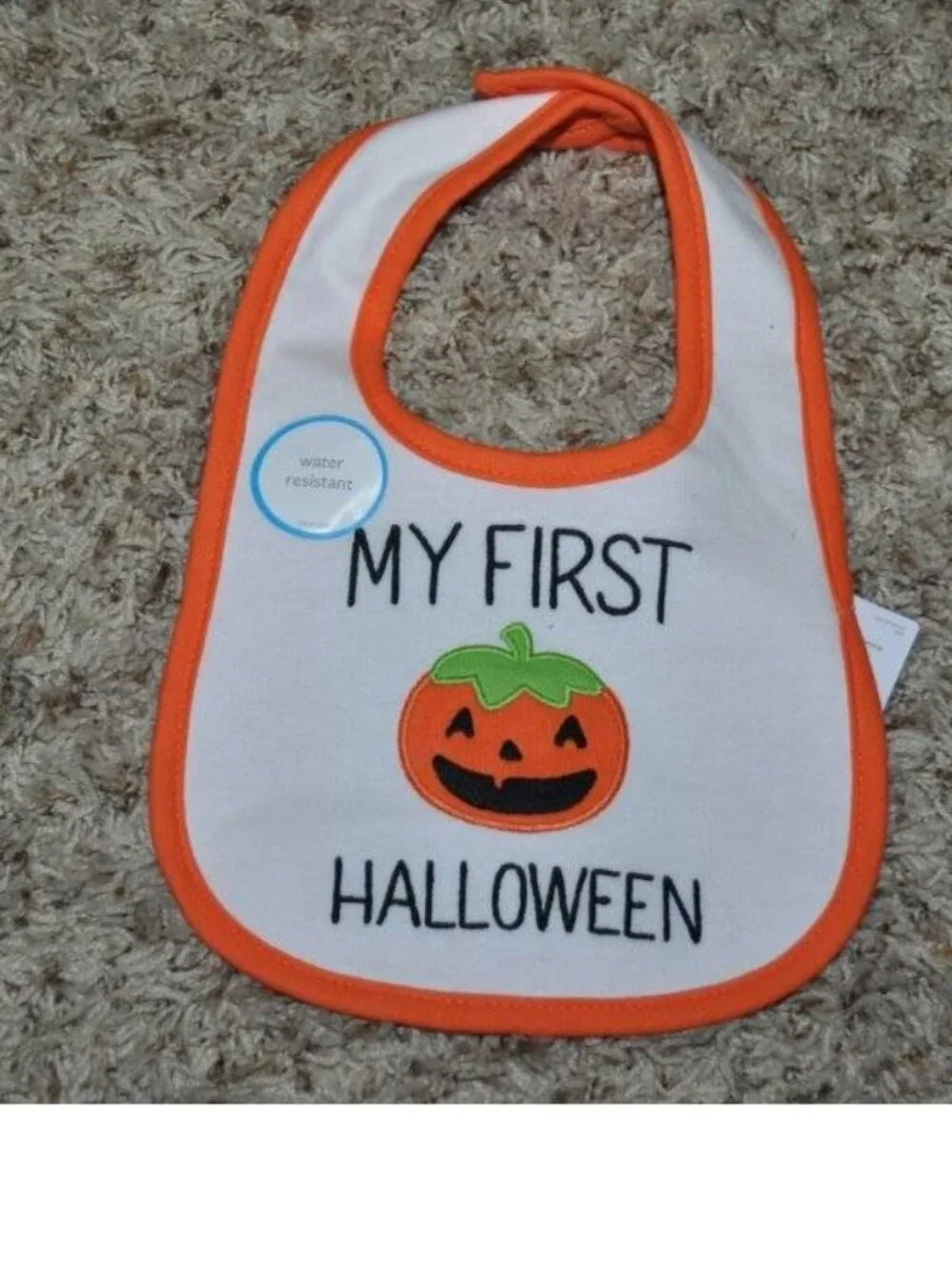 Carters halloween bib