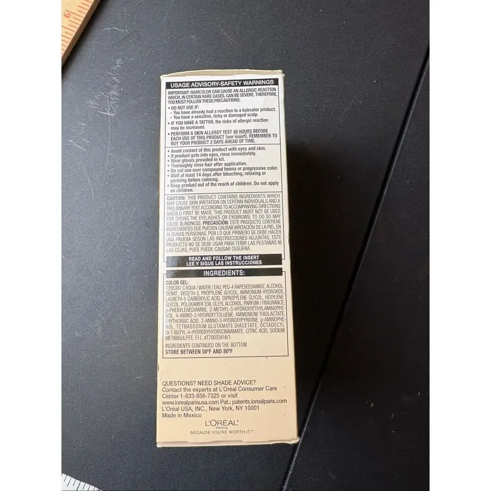 L’Oréal Paris Excellence Creme Hair Color 8½A Medium Light Ash Blonde