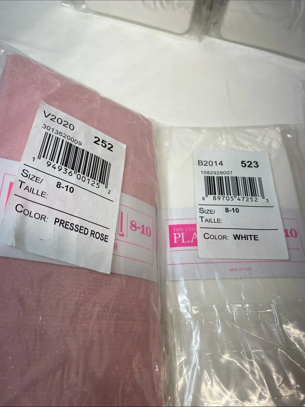 The Children's Place Girls' Leggings White and Pressed Rose Pink Lot Of 6 NWT