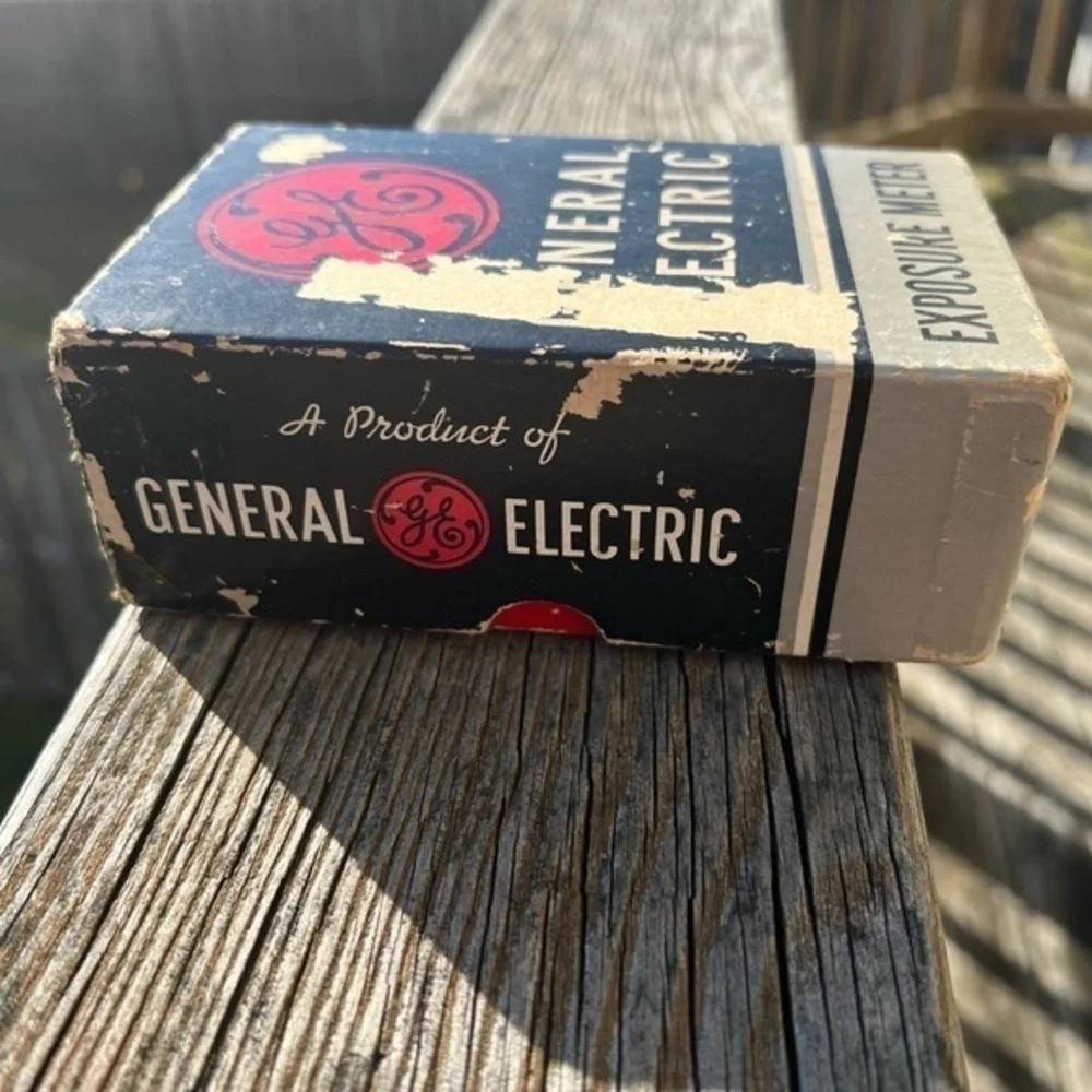 Vintage General Electric GE Exposure Light Meter 8DW58Y1 with Original Box🎥 (S)