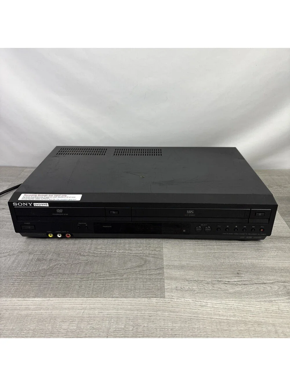 Sony SLV-D380P DVD VCR Combo VHS Player/Recorder No Remote-Tested Works See Vid