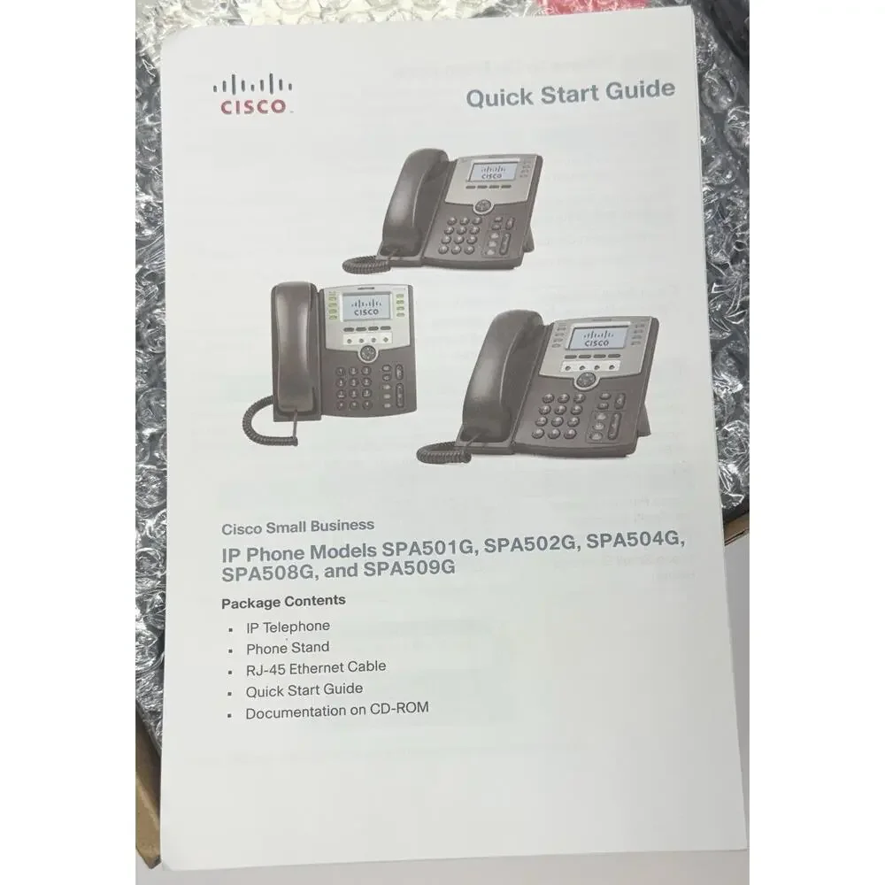 Cisco spa502g line
