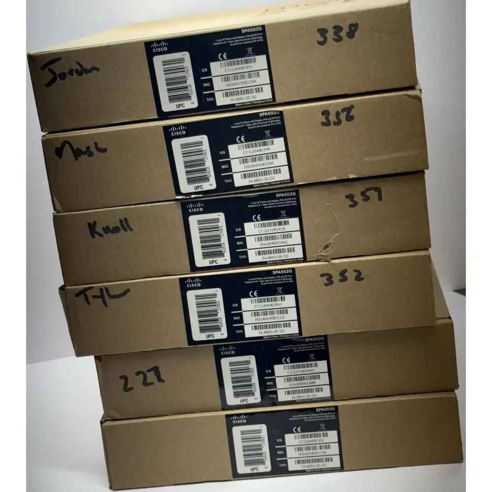 Cisco spa502g line