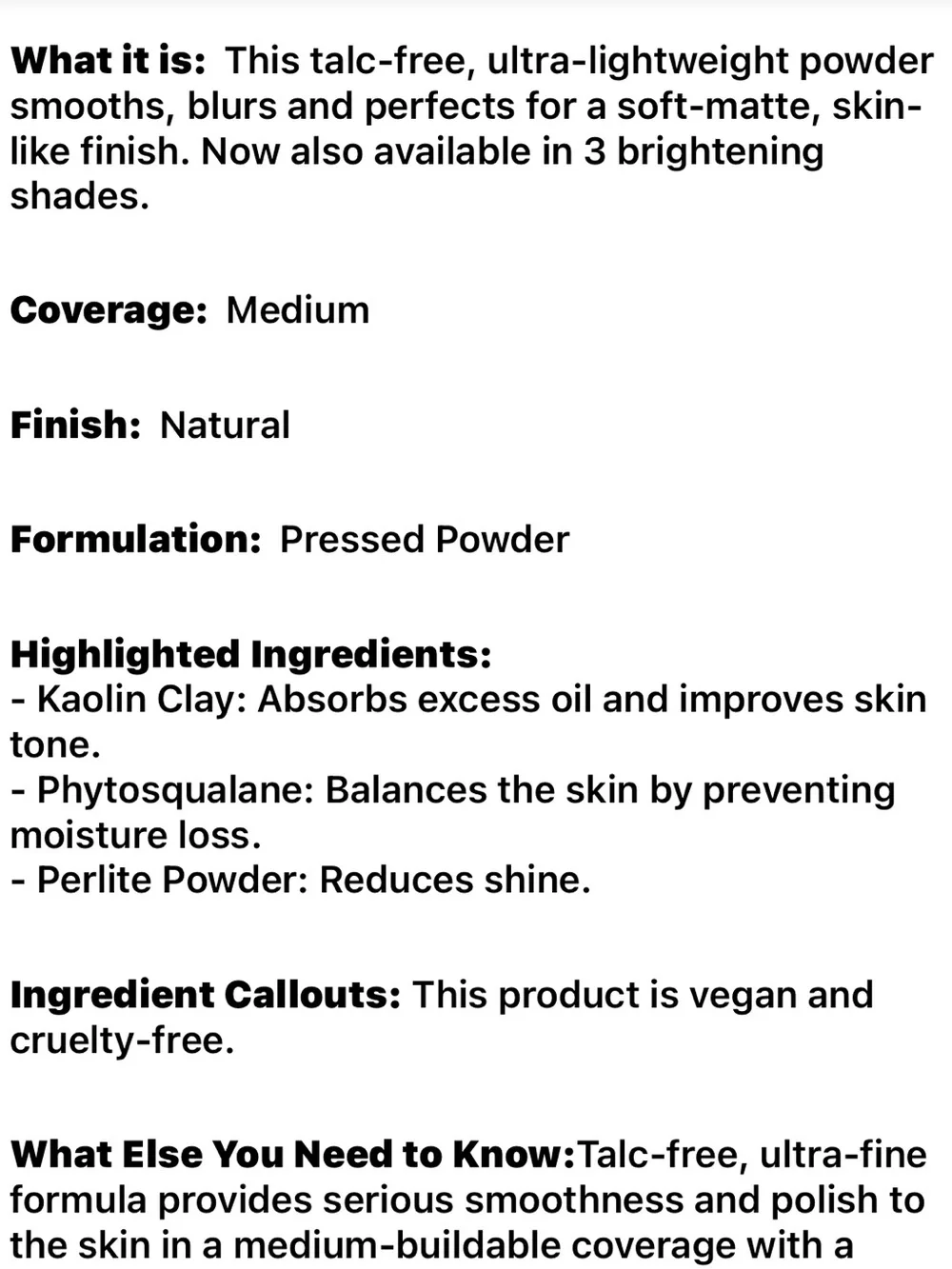 LAWLESS compact powder