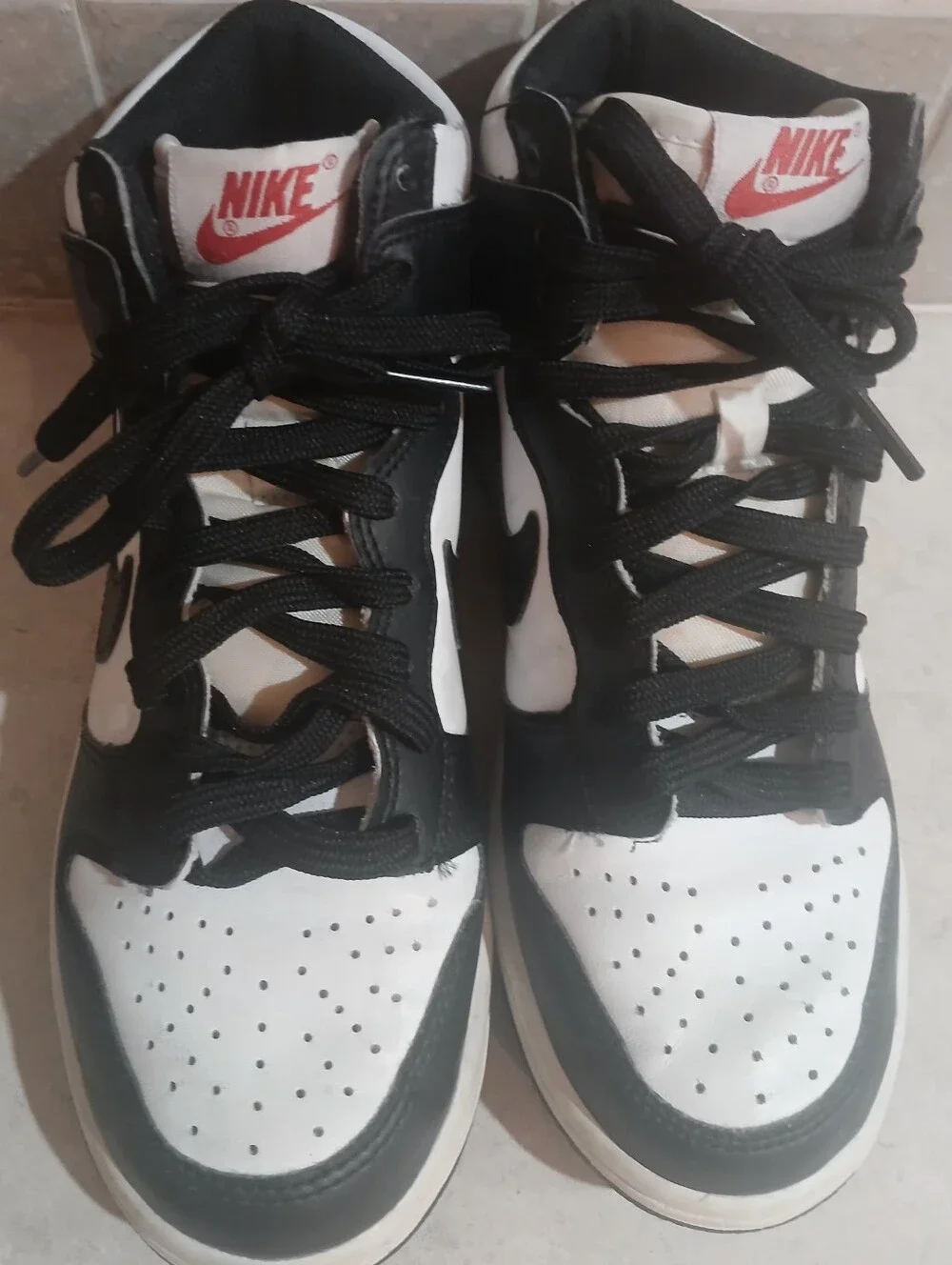 Nike Dunk High sneakers feature the iconic 