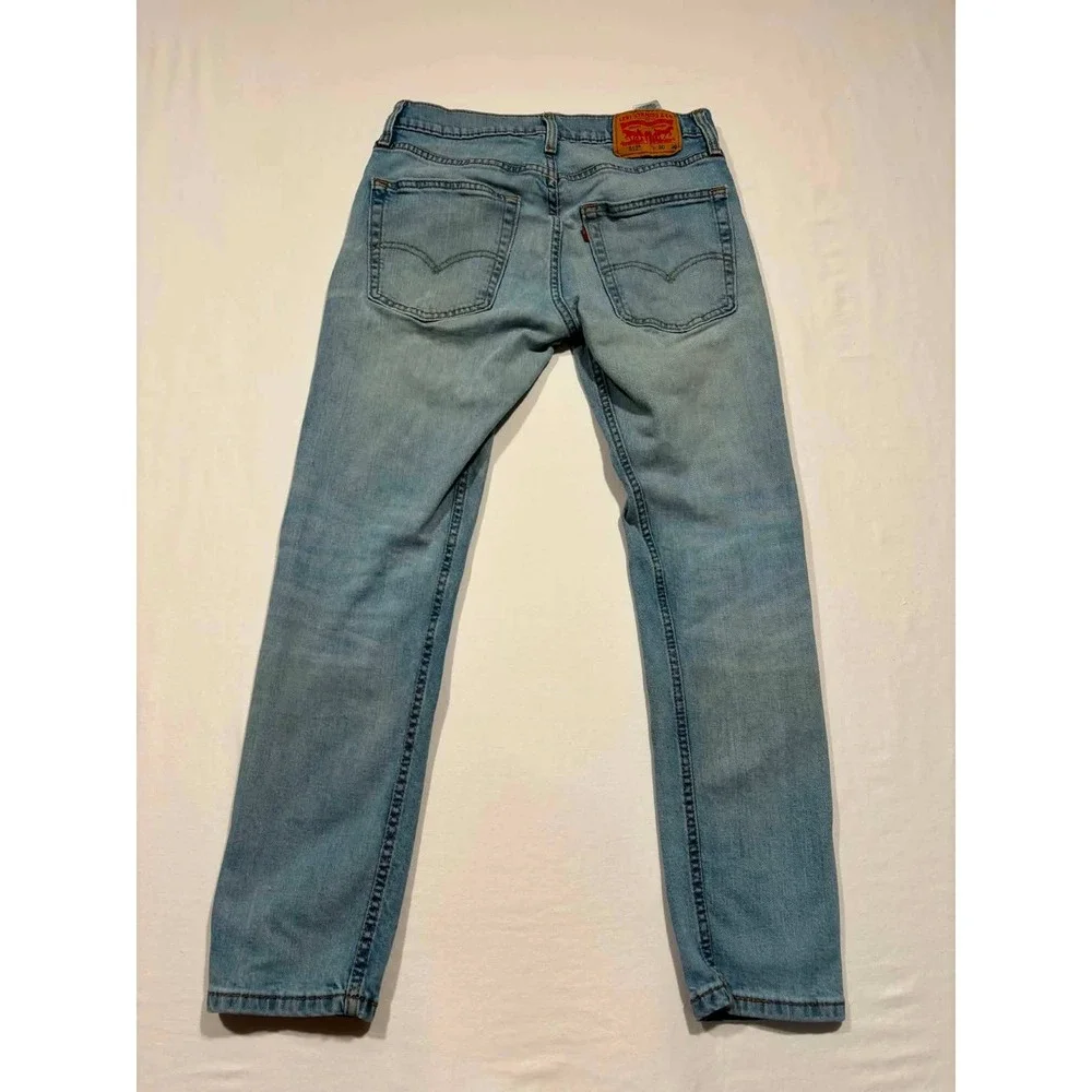 Levis 512 Slim Taper Fit Mens Light Wash Denim Jeans W30 L30