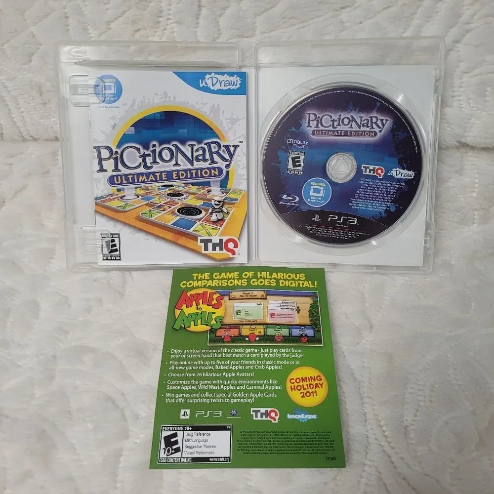 Sony PS3 PlayStaion 3 Pictionary Ultimate Edition Rated E for Everyone