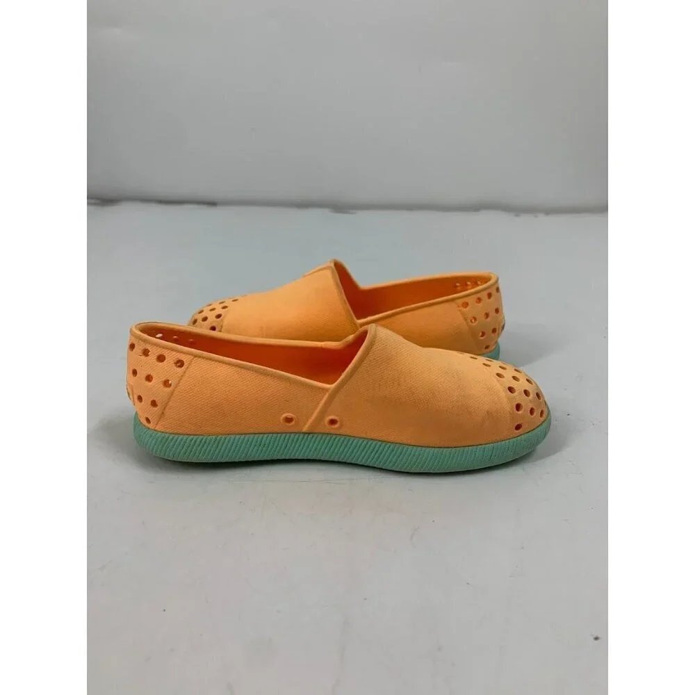 Native Girl's The Verona Slip On Flat Loafer Sage Green Neon‎ Yellow Size 9