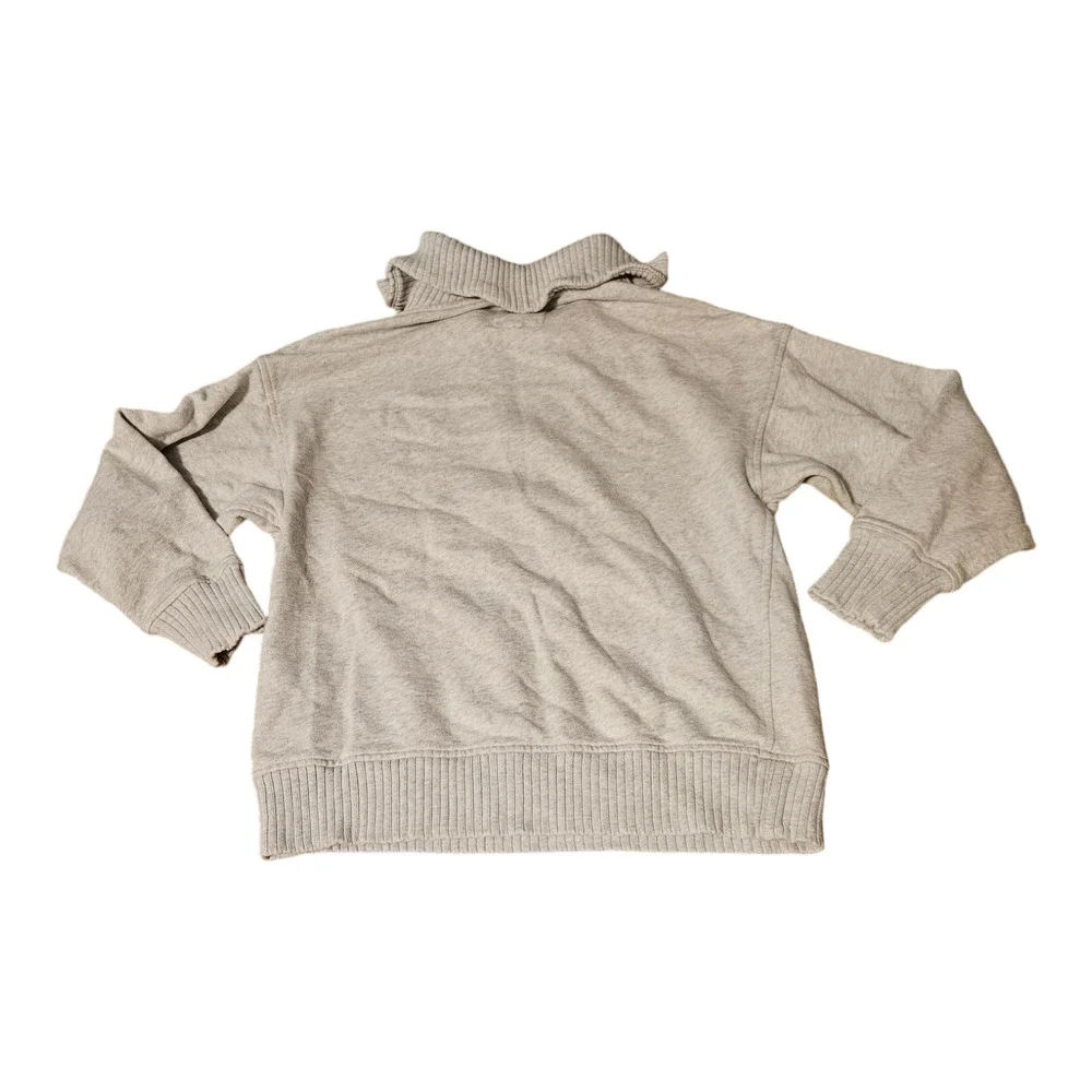 Aerie XS Long Sleeve Light Gray Pullover Sweater