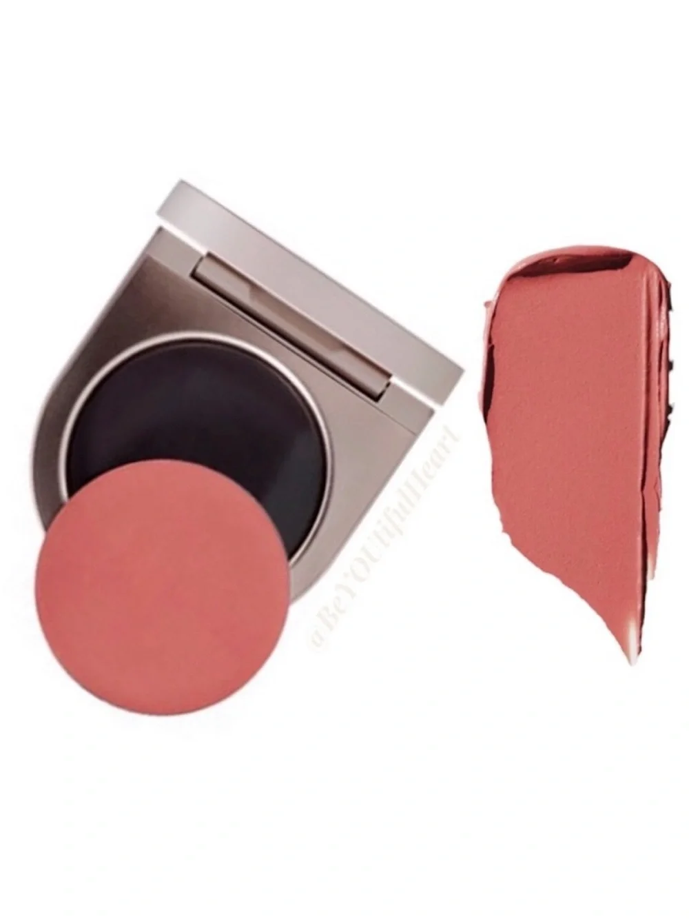ROSE INC Cream Blush Refillable Cheek & Lip Color in Wisteria Coral Pink 4.5 g