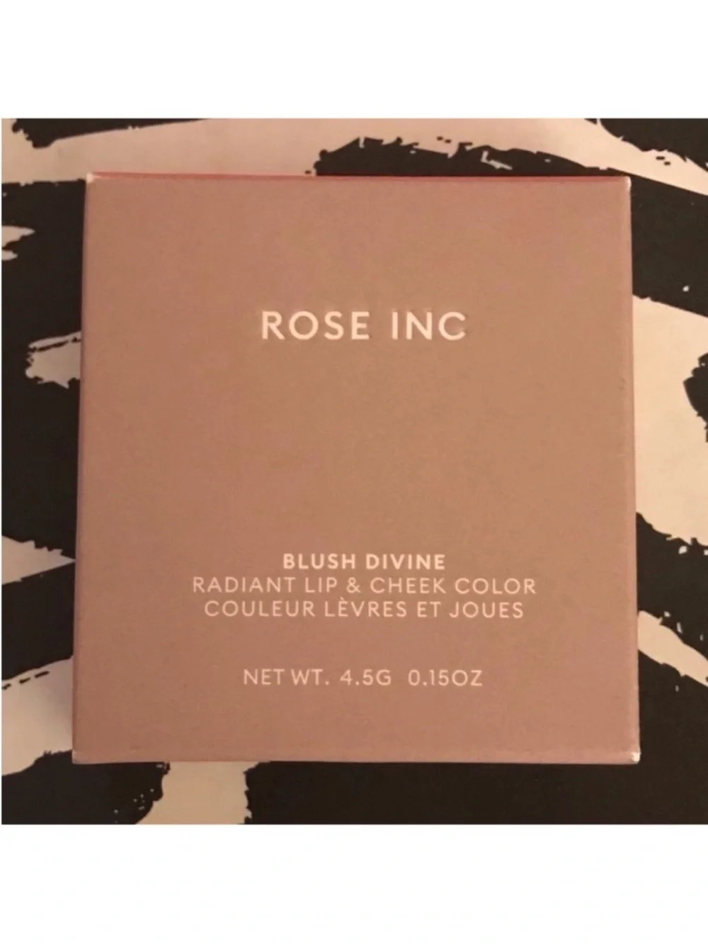 ROSE INC Cream Blush Refillable Cheek & Lip Color in Wisteria Coral Pink 4.5 g