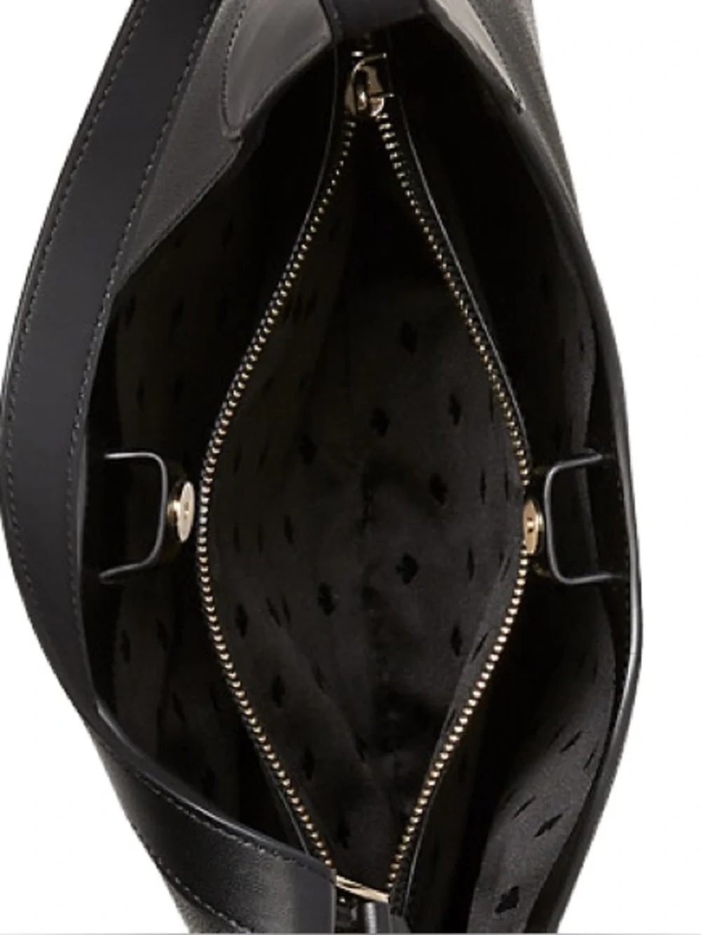 Kate Spade New York Black Pebble Leather Aster Shoulder Bag