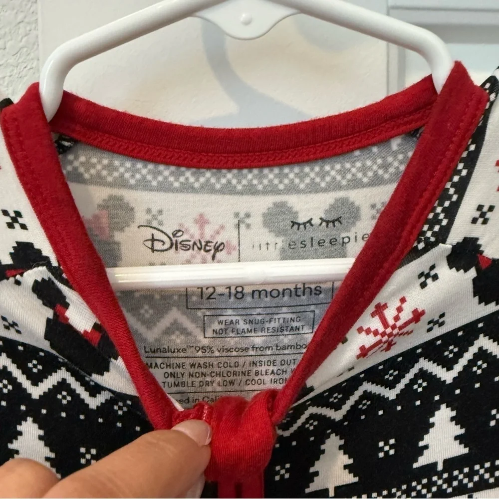 Little Sleepies- Disney’s Mickey Fair Isle Zippy - Size 12-18