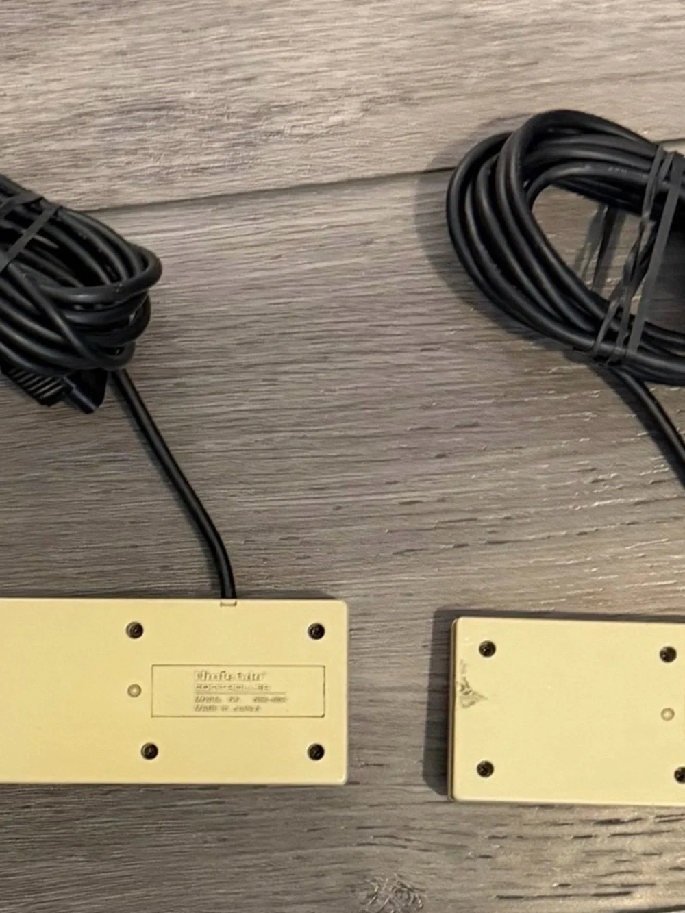Nintendo NES Controller Pair Model NES-004 OEM Wired 8-Bit Gamepads Parts Only