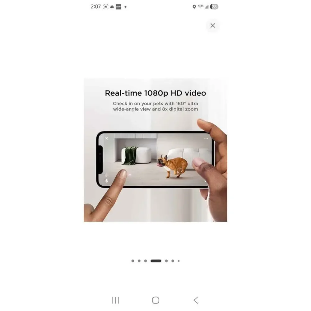 Petcube Play 2 Wi-Fi Pet Camera with Laser Toy for Cats & Dogs: Indoor Camera.