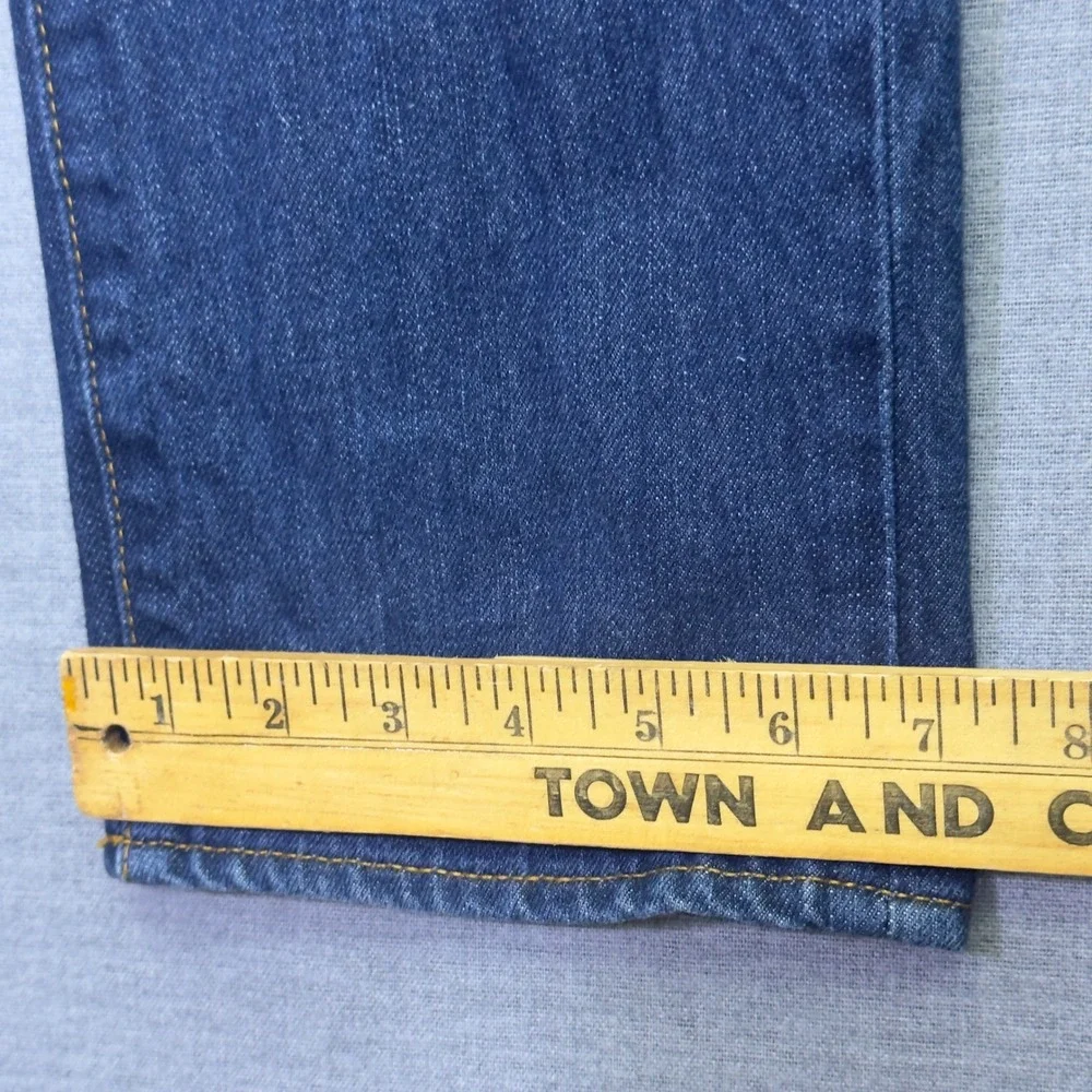 J.Crew The Driggs Men's Slim Fit Dark Wash Denim Jeans Classic Cotton Size 34x32