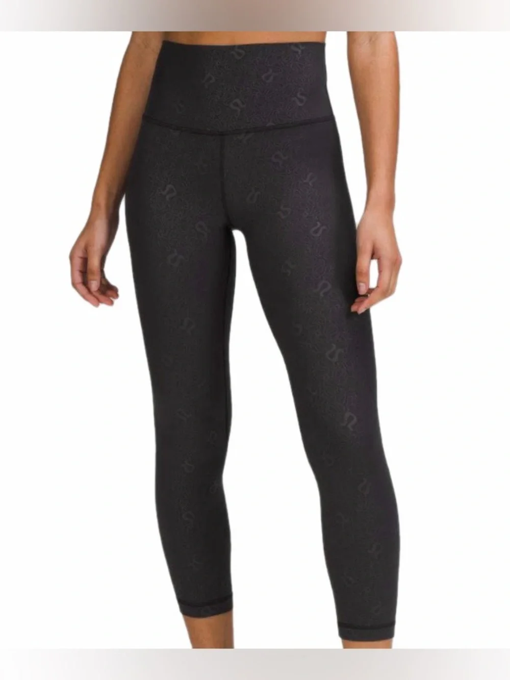 lululemon athletica Black High-Rise 7/8 Leggings