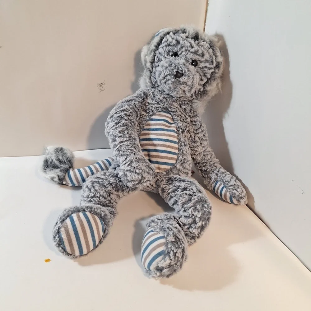 Douglas  Grey Lion Color Stripes Plush Stuffed Animal‎ Toy
