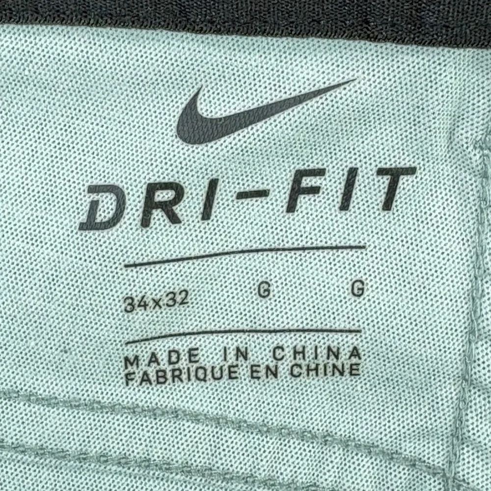 Nike Golf Pants Men 34x32 Dri-FIT Heather Green Performance‎ Chino Trousers