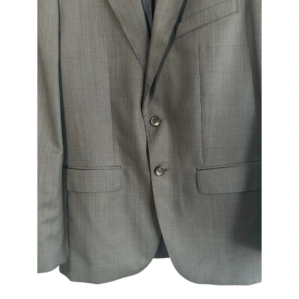 Zara rayon grey striped