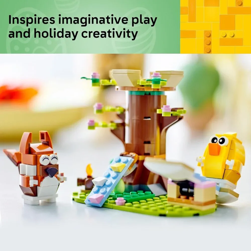 New LEGO Spring Animal Playground Building Toy Set Squirrel Chick Bird Figure 40