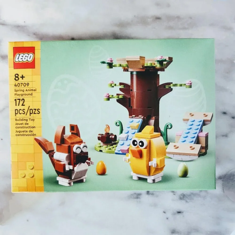 New LEGO Spring Animal Playground Building Toy Set Squirrel Chick Bird Figure 40