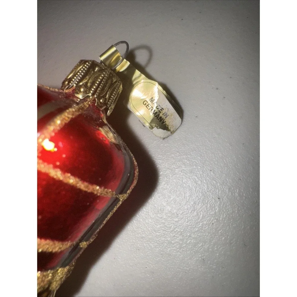 Vintage Glass Christmas‎ Ornament Soldier Germany 6.5