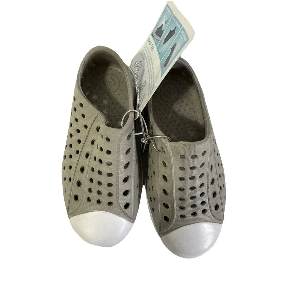 Kids Slip On Lightweight Breathable Waterproof Shoes Gray Size‎ 6