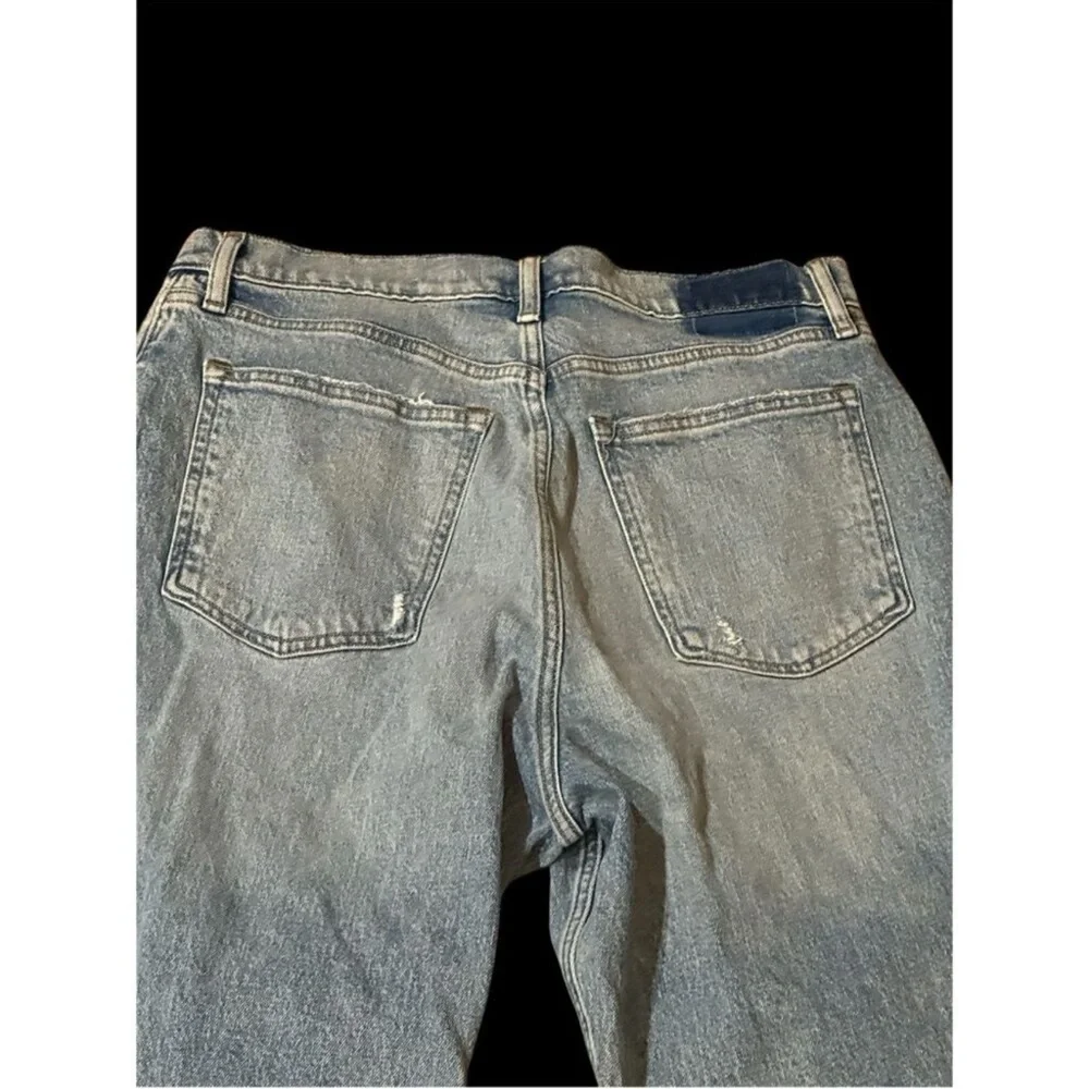 Abercrombie 90's ultra high rise straight 14 32 light wash curve love