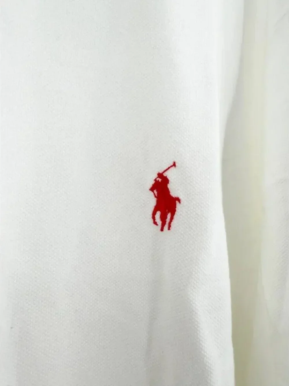 NEW POLO RALPH LAUREN Long Sleeve Polo Shirt White 3XB Cotton MSRP: $170