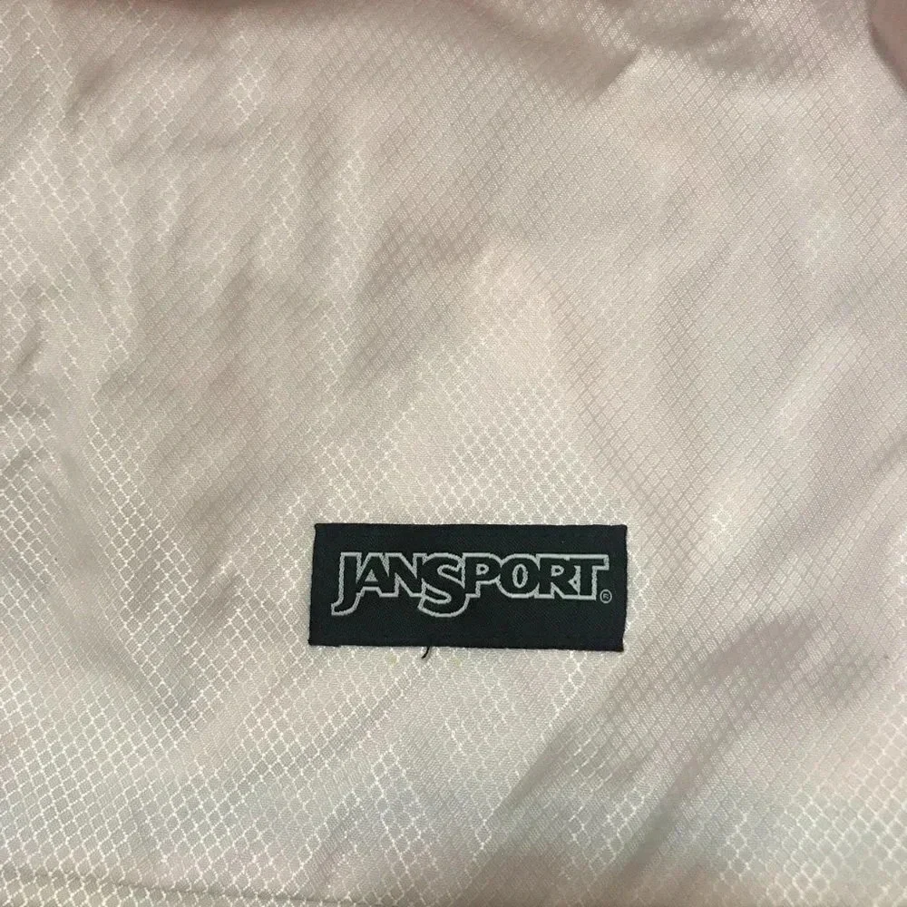 Jansport Y2K Pink With White Vintage Bag. Preowned
