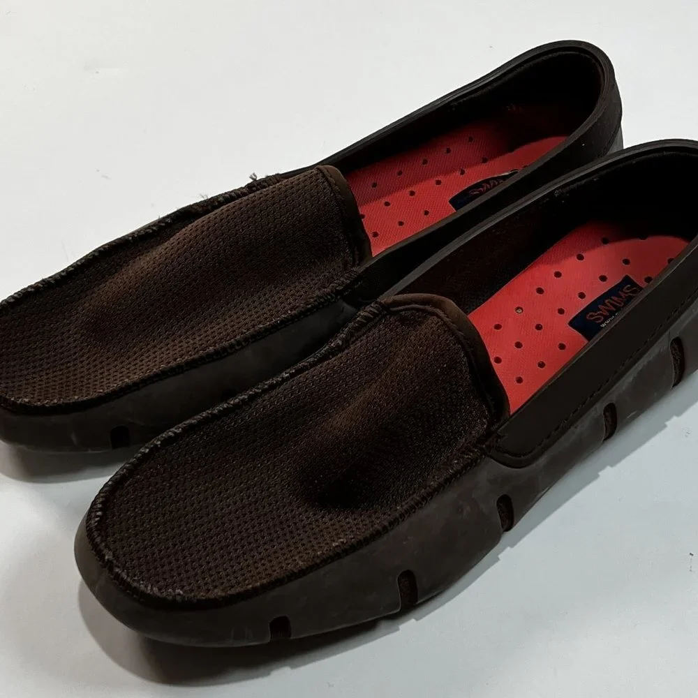 Swims Classic‎ Venetian Loafer Mens Size 9 Brown Slip On