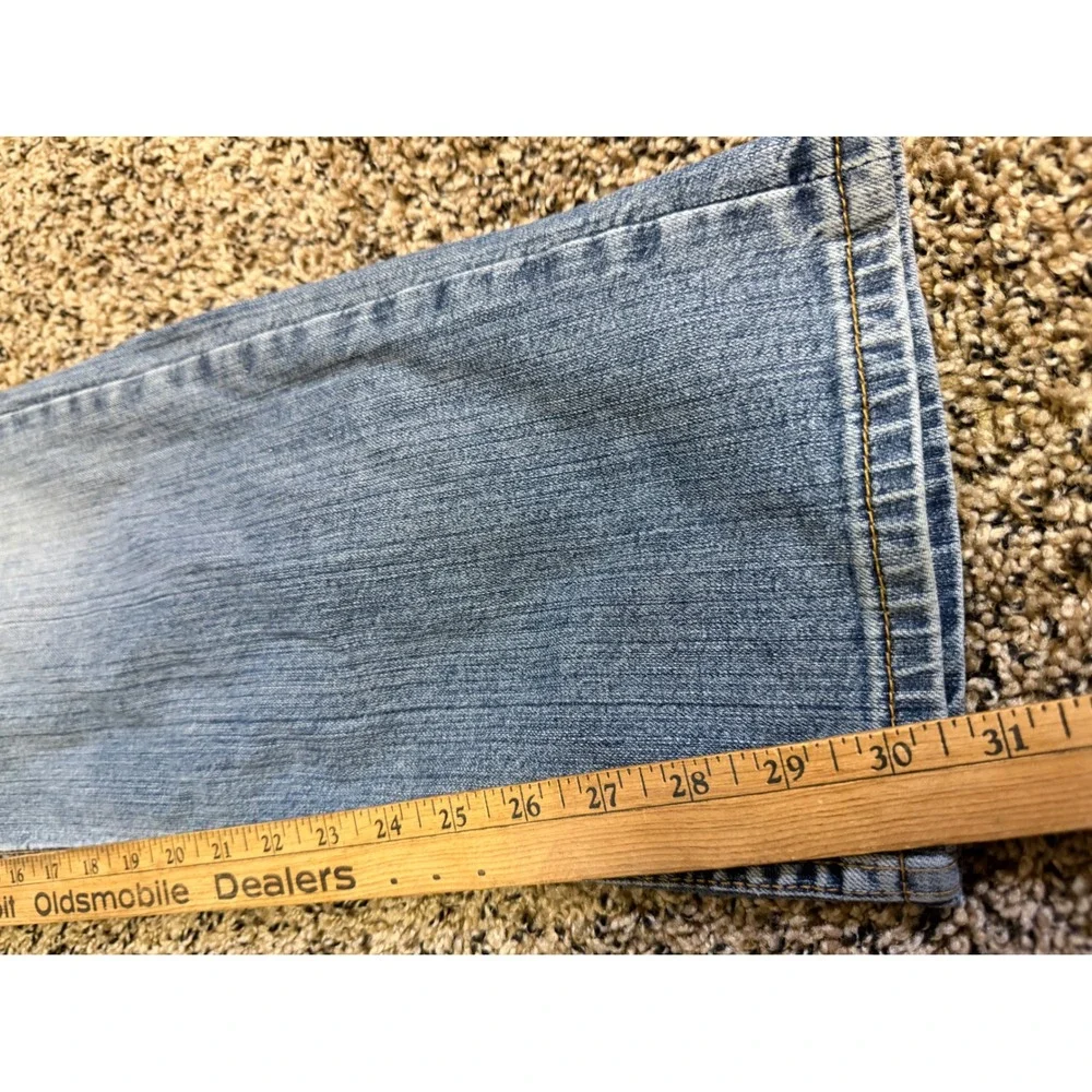 Levi's 511 Slim Fit Medium Wash Jeans W42 L30 5-Pocket Zip‎ Fly Denim