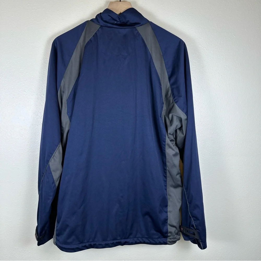 ANTIGUA MN Twins‎ MLB Baseball Men's L Navy Full Zip Windbreaker Jacket
