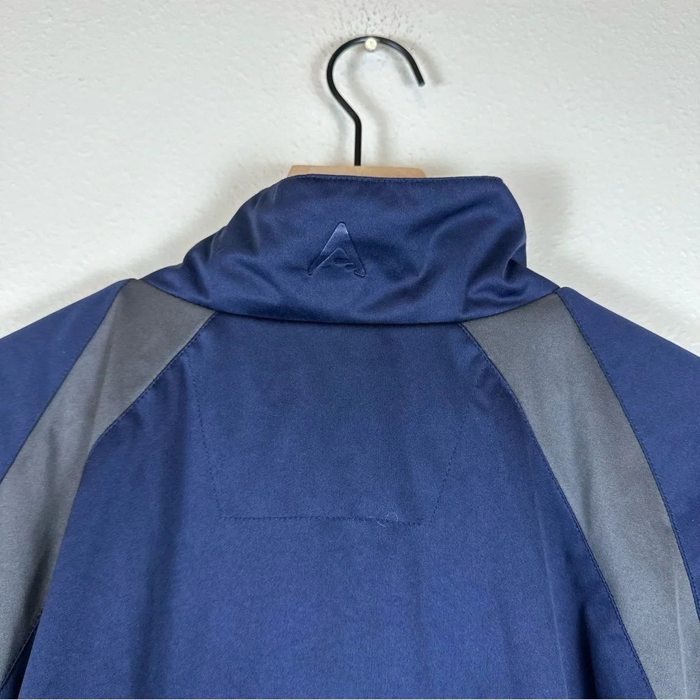 ANTIGUA MN Twins‎ MLB Baseball Men's L Navy Full Zip Windbreaker Jacket