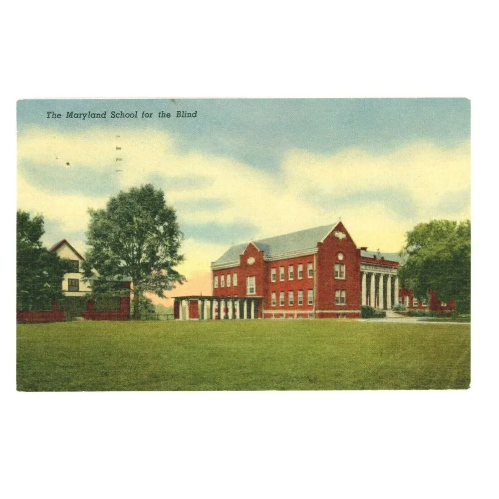 Vintage Postcard‎ Baltimore Maryland School for the Blind Posted USA Travel USA