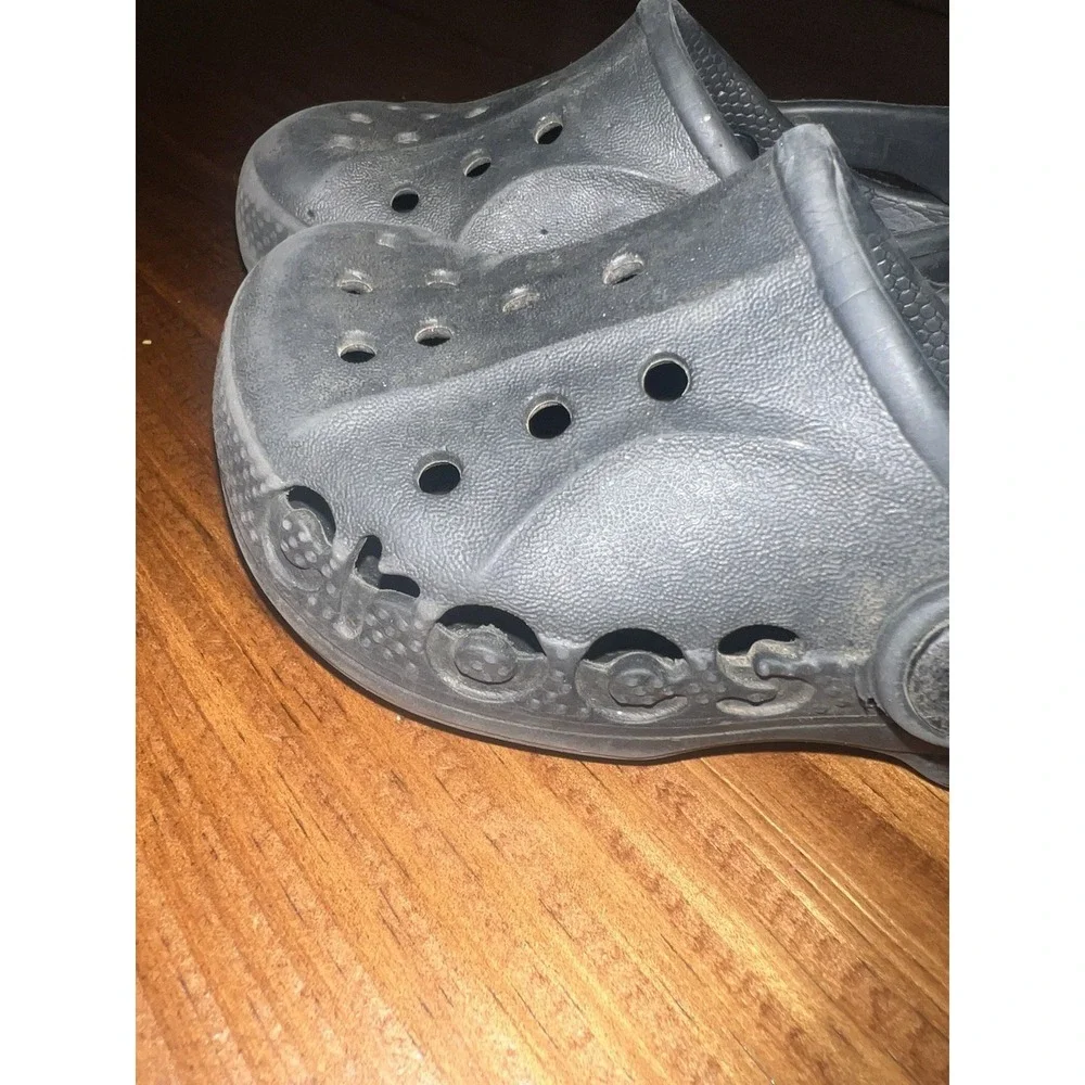 Crocs Baya Black Clogs Slip on Shoes‎ Size C 7 Toddlers Unisex Kids