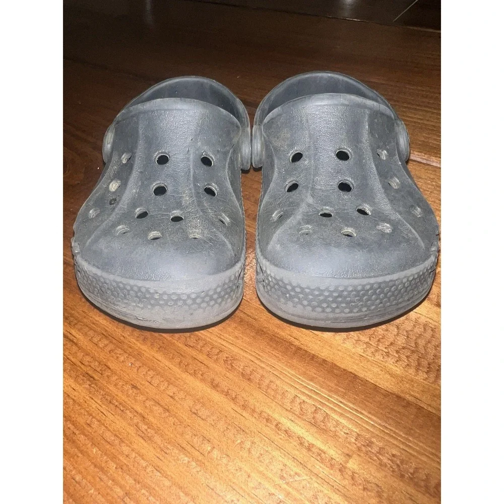 Crocs Baya Black Clogs Slip on Shoes‎ Size C 7 Toddlers Unisex Kids
