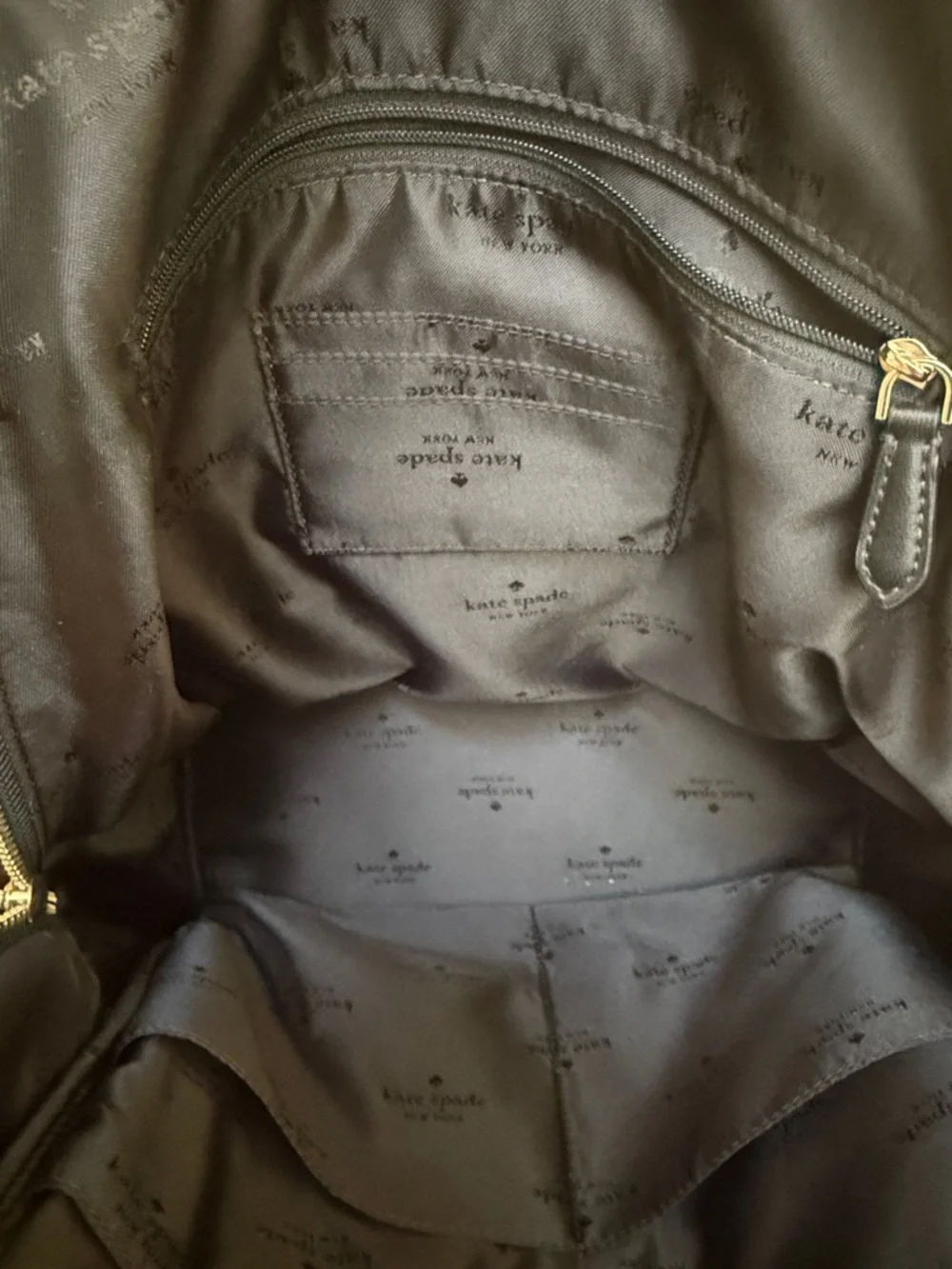 Kate Spade New York Black Rose Toss Large Backpack