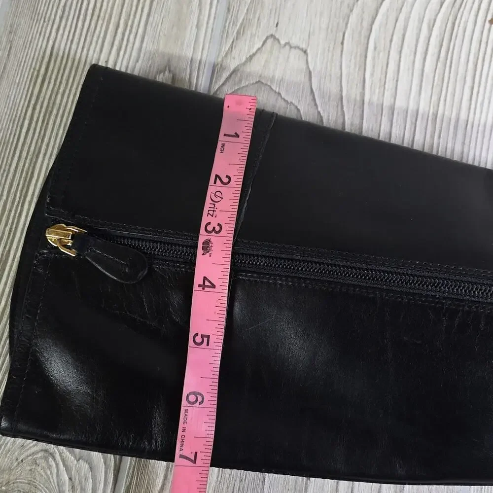 Tory Burch Kiernan Black Leather Riding Boots With Gold  Tone Logo Womens Size 8