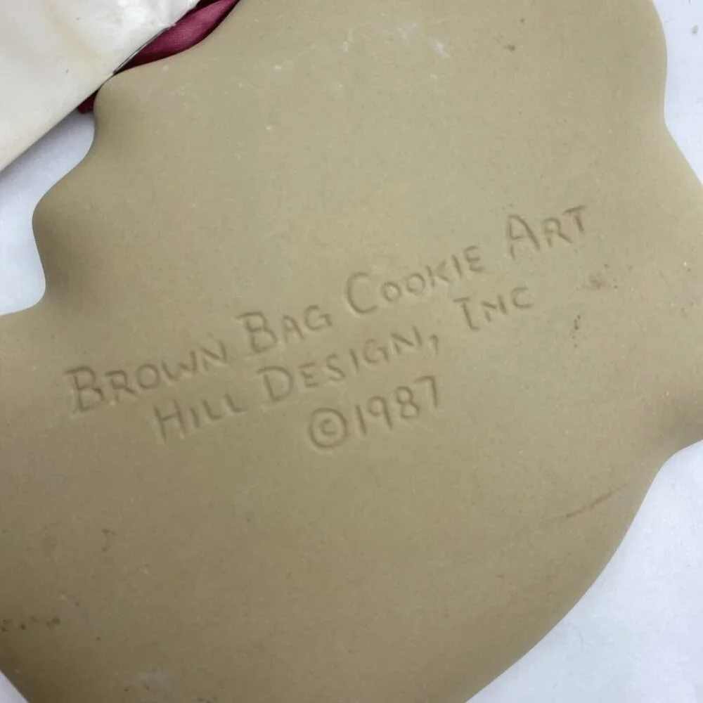 Brown Bag Cookie Art vintage brown