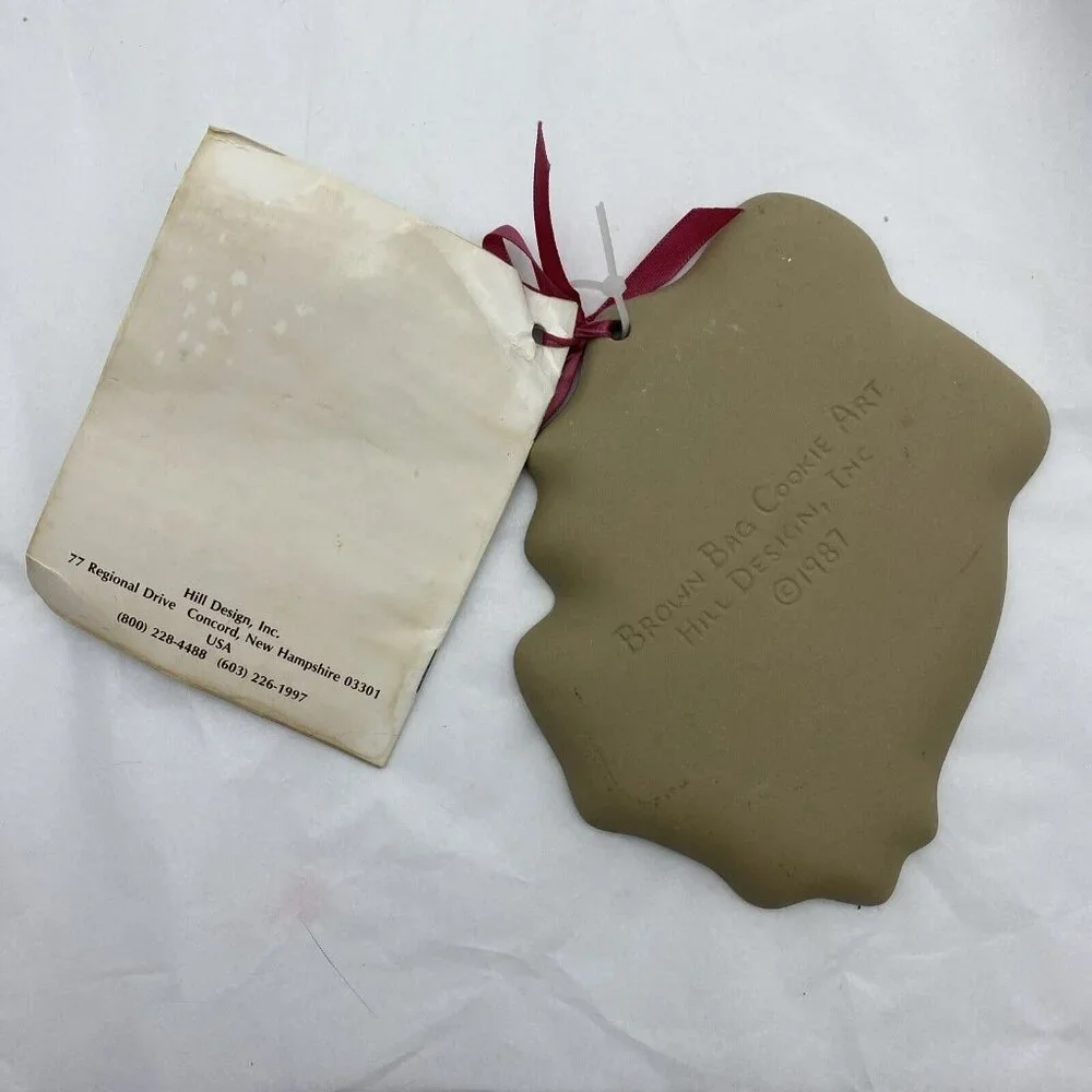 Brown Bag Cookie Art vintage brown