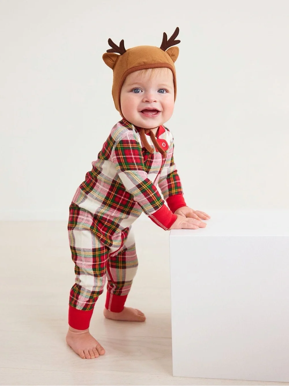 Hanna Andersson Baby Holiday Zip Sleeper Pajamas 6-12 Months