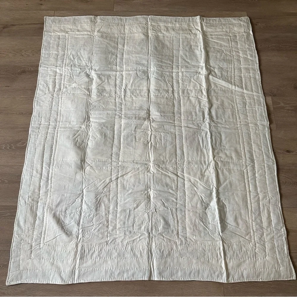 Vintage Cotton Small Patchwork Quilt Village Home Cozy Vibe